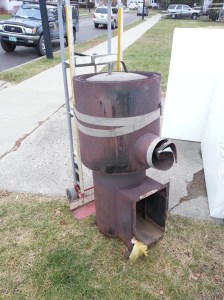 Oil furnace heat exchanger