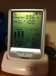 The PowerCost Monitor shows more information than the TED, but arguably it's not any more useful.