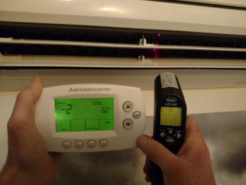 Cold Climate Heat Pump in action